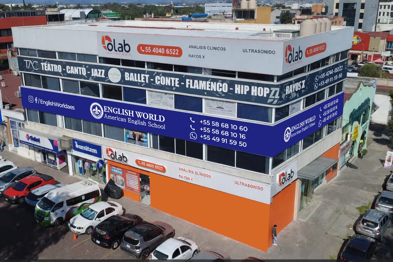 Fachada de English World American English School