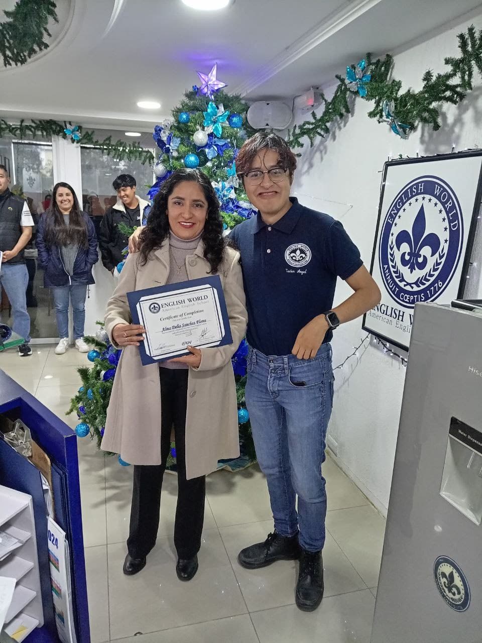 Aplicación del examen TOEIC en English World