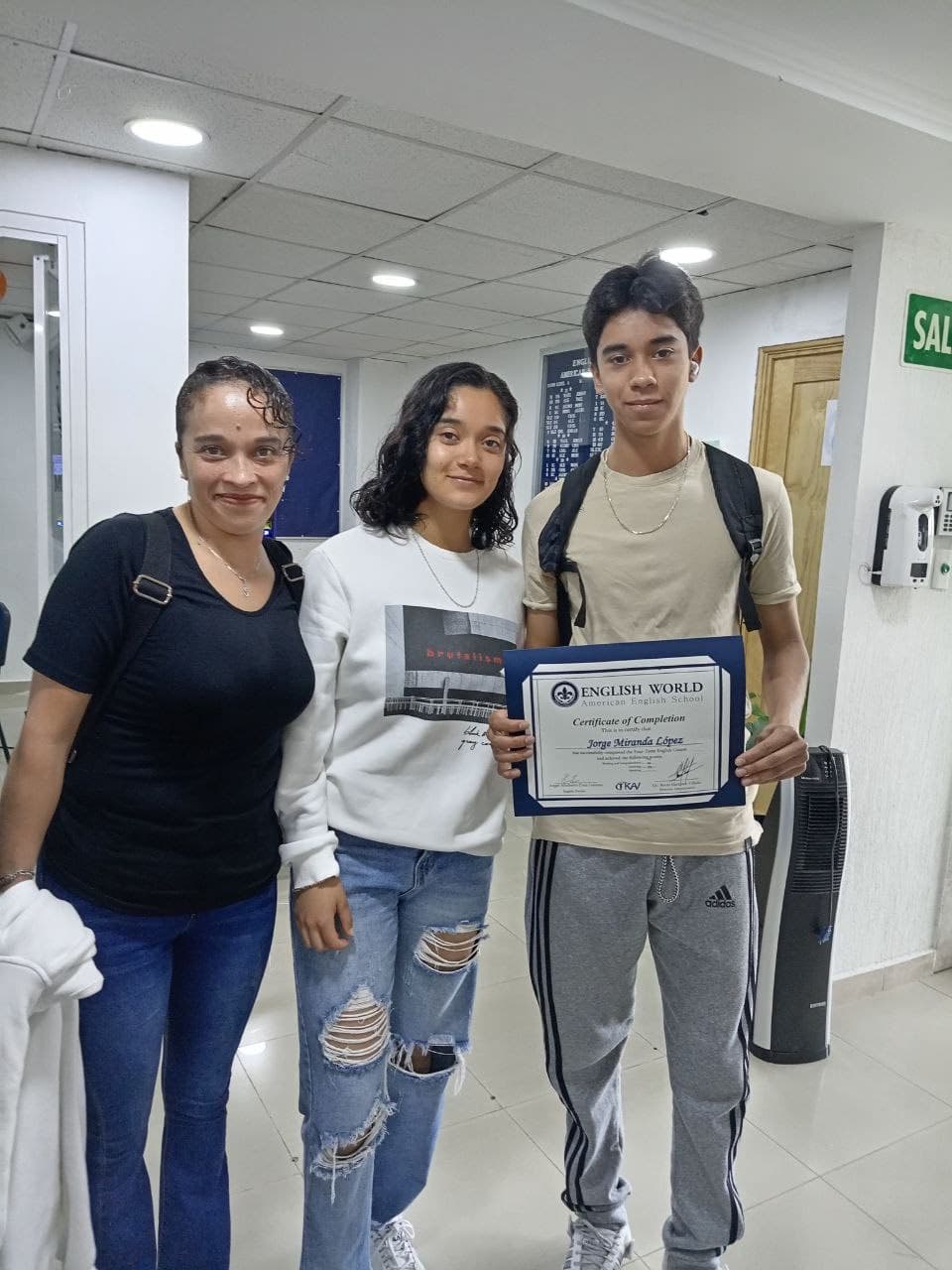 Aplicación del examen TOEIC en English World